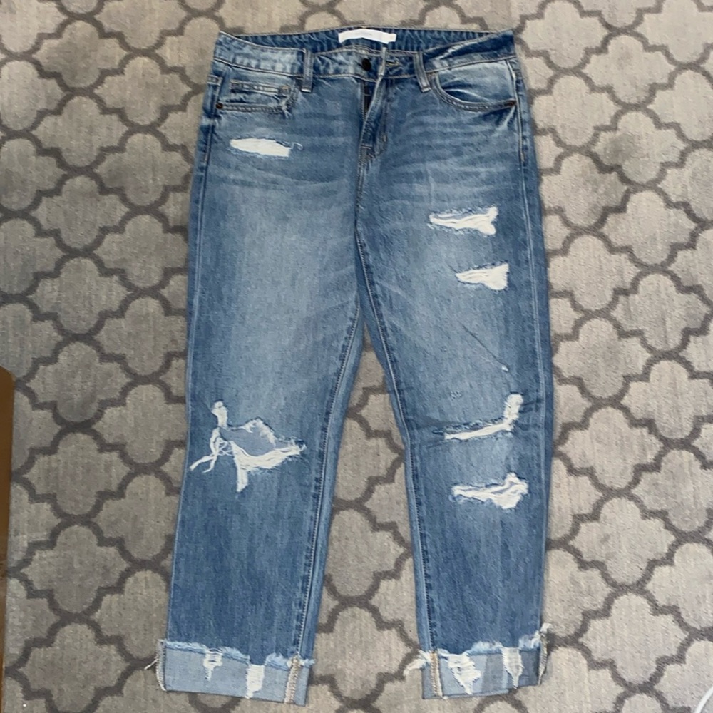 Hidden ripped up jean